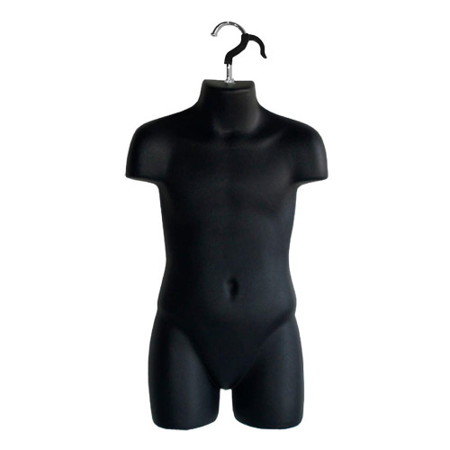 EZ-Mannequins Child Hanging Mannequin In Black EZ-Mannequins Child Hanging Mannequin In Black