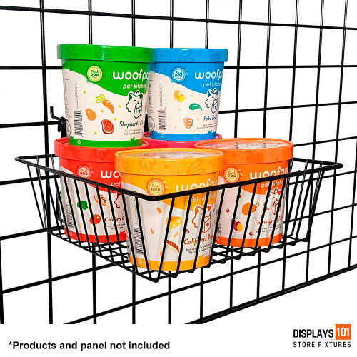 Displays 101 Wire Hanging Baskets 12" x 12" x 4"  Displays 101 Wire Hanging Baskets 12" x 12" x 4"