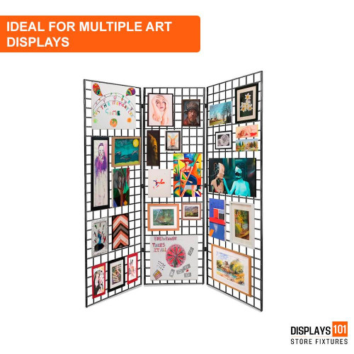 Displays 101 2' x 4' Gridwall Panels - Trifold Z Units Displays 101 2' x 4' Gridwall Panels - Trifold Z Units