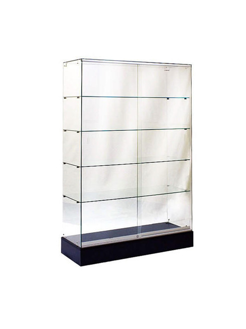 Tower Glass Showcase With Shelves and Lock Tower Glass Showcase With Shelves and Lock