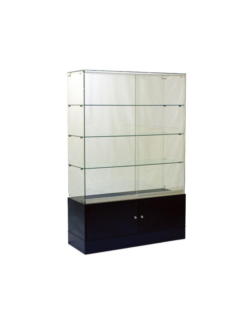 72” Glass Showcase With Shelves And Storage 72” Glass Showcase With Shelves And Storage