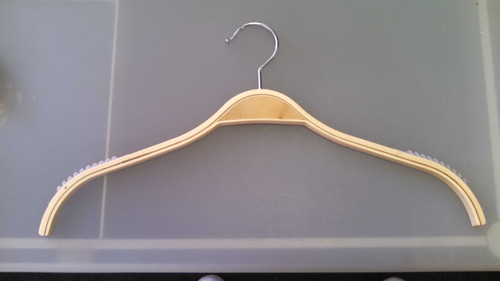 17" Bamboo Top Hanger Natural Color - 100 pcs BTH17 17" Bamboo Top Hanger Natural Color - 100 pcs BTH17