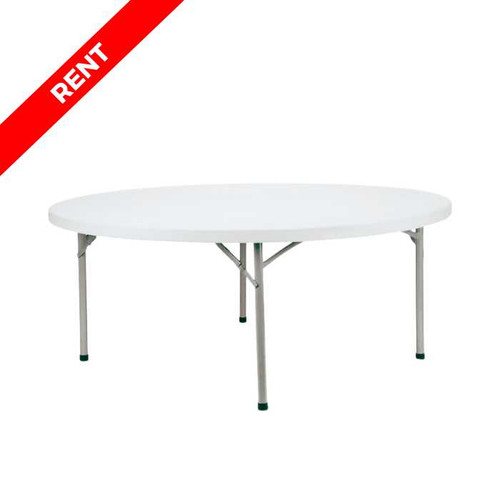 Plastic Round Folding Table Rental – Commercial Grade RS-PP-PFT2 Plastic Round Folding Table Rental – Commercial Grade RS-PP-PFT2