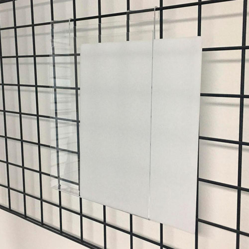 Proacrylics Gridwall T-shirt Holder & Display with Insert - 11.5"W Proacrylics Gridwall T-shirt Holder & Display with Insert - 11.5"W