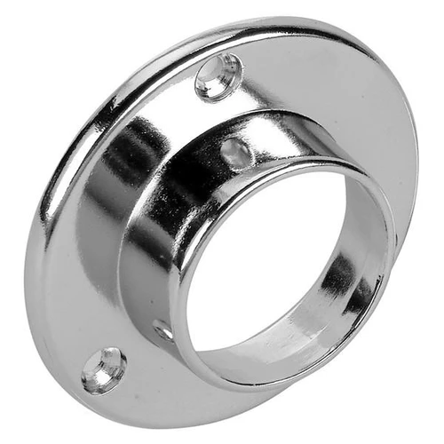 Displays 101 1-1/4-in Chrome Wall Mount O Flange