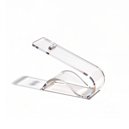 Proacrylics Acrylic Curled Heel Rest Shoe Display