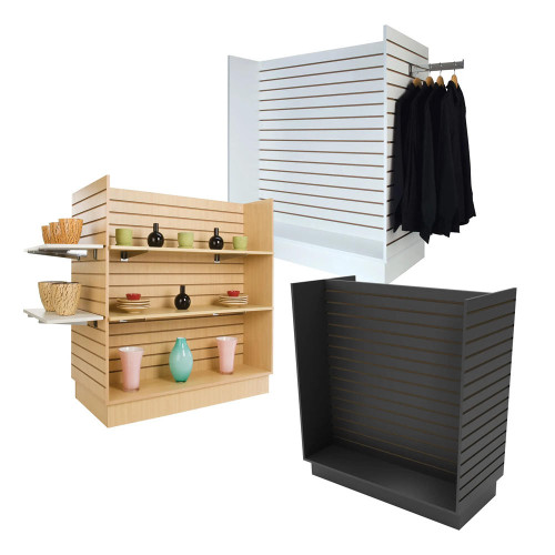 Slatwall H-Shape Units For Store Merchandising Slatwall H-Shape Units For Store Merchandising