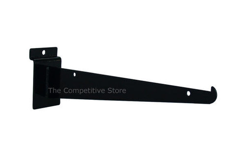 Maxima Displays 14 Slatwall Knife Shelf Brackets With Lip - Fits All Slat Panels Maxima Displays 14 Slatwall Knife Shelf Brackets With Lip - Fits All Slat Panels