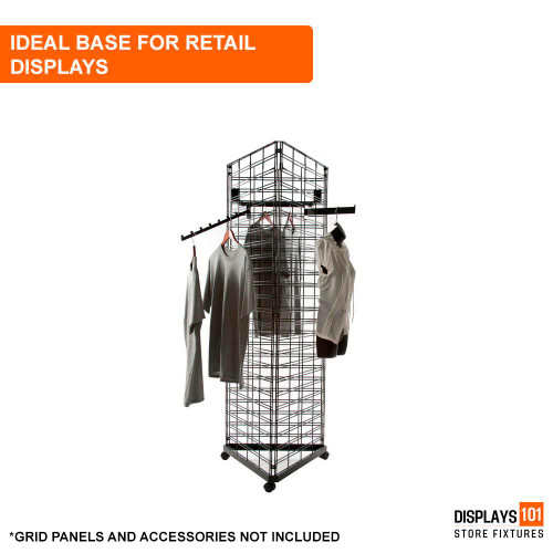Displays 101 Gridwall 3 Way Triangle Dolly Base Displays 101 Gridwall 3 Way Triangle Dolly Base