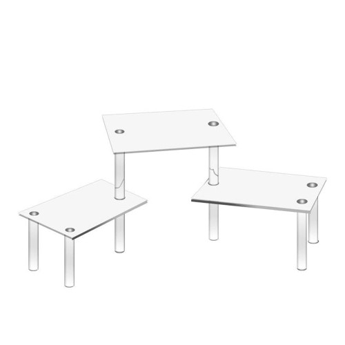 Proacrylics 2 Tier Acrylic Stair Display Proacrylics 2 Tier Acrylic Stair Display