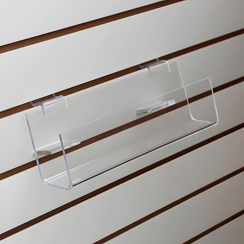 Proacrylics Slatwall J-Rack Shelf With Tilt Proacrylics Slatwall J-Rack Shelf With Tilt