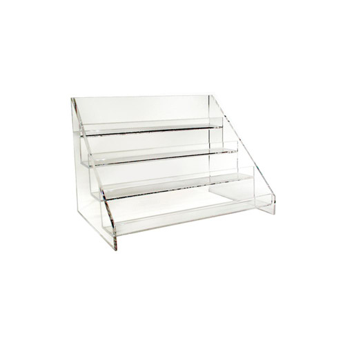 Proacrylics 4-Tier Acrylic Step Display For Countertop Proacrylics 4-Tier Acrylic Step Display For Countertop