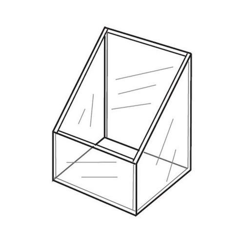 Proacrylics Acrylic Bins Single Display For Counter 6x5-1/4x6-3/4 Proacrylics Acrylic Bins Single Display For Counter 6x5-1/4x6-3/4