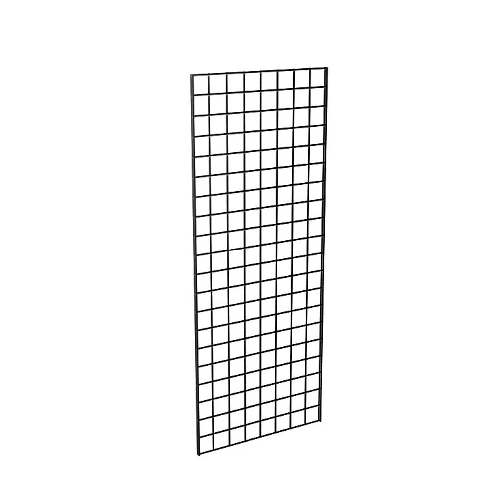 black gridwall panels are ideal to display items using grid hooks