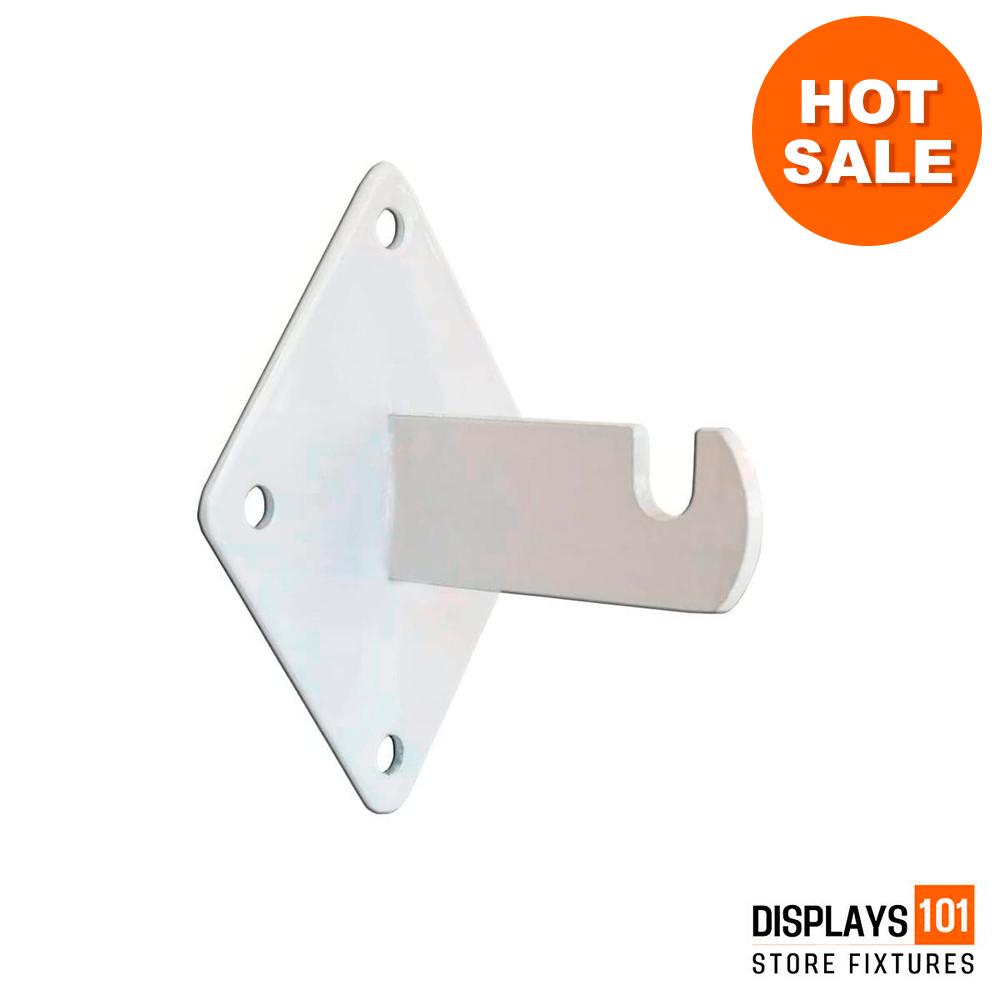 White Grid Wall Mount Bracket For Grid Panels Wall Mount