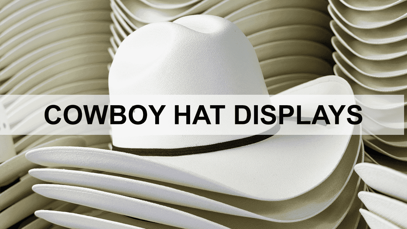 Hat Rack Wall Mount for Cowboy Hat, Fedora, Brimmed Hat, With