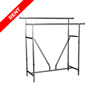 Clothes Racks Rental Heavy Duty Double Clothing Rack Rental – Orange County