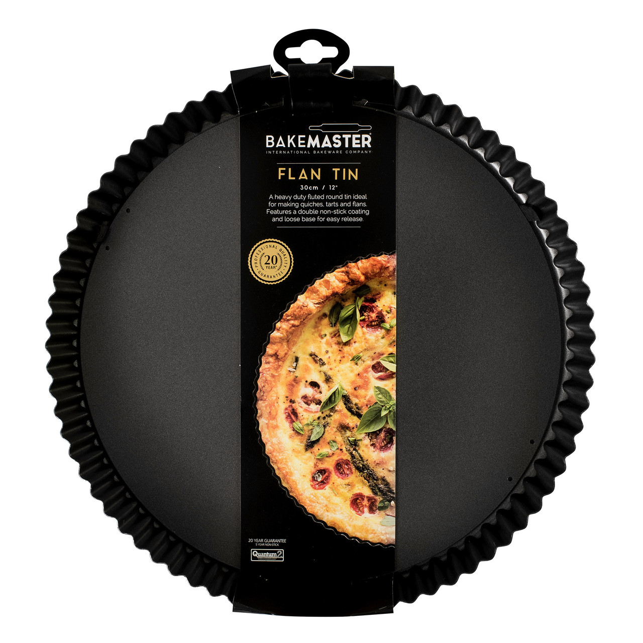 Loose Base Rnd Flan/Quiche Pan, 30Ø x Non-stick