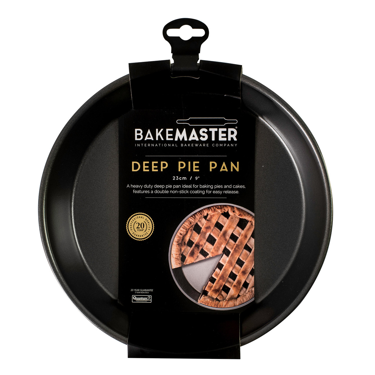 Rnd Deep Pie/Cake Pan, 23Ø x Non-stick Bakemaster Australia