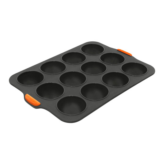 Silicone 12 Cup Dome Tray, 35.5 x 24.5cm (6.5 x 3.5cm) - Grey Silicone 12 Cup Dome Tray, 35.5 x 24.5cm (6.5 x 3.5cm) - Grey