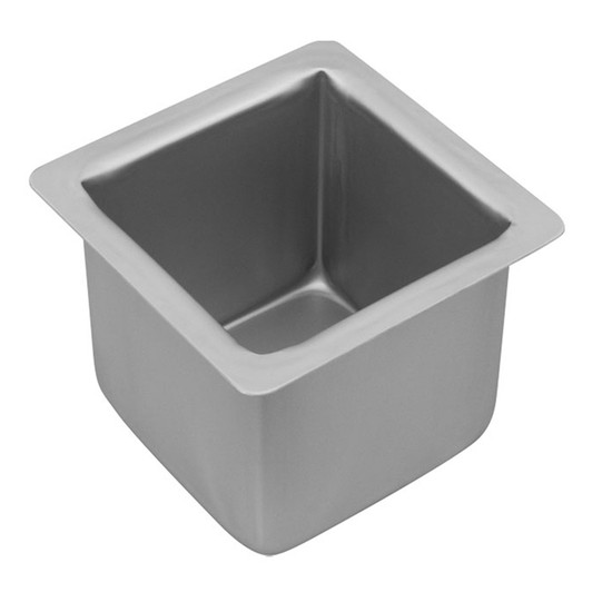 Silver Anodised Square Deep Cake Pan, 10 x 10cm Silver Anodised Square Deep Cake Pan, 10 x 10cm