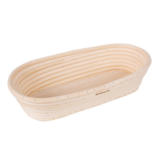 Oval Proving Basket, 27 x 13 x 6.5cm - Rattan Oval Proving Basket, 27 x 13 x 6.5cm - Rattan