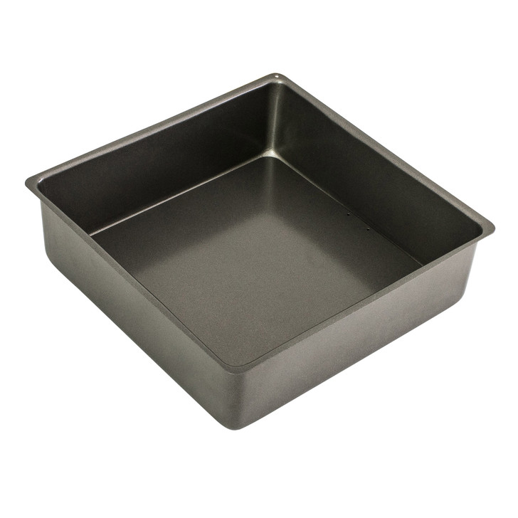 Loose Base Sq Deep Cake Pan, 25 x 25 x 8cm - Non-stick