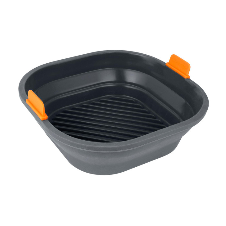 Silicone Collapsible Square Air Fryer Insert 21 x 21 x 6.5cm