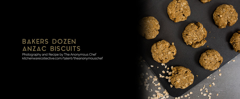 Bakers dozen Anzac biscuits