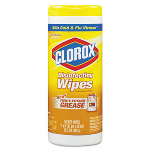CLOROX CITRUS WIPE LEMON SCENT12/35CT