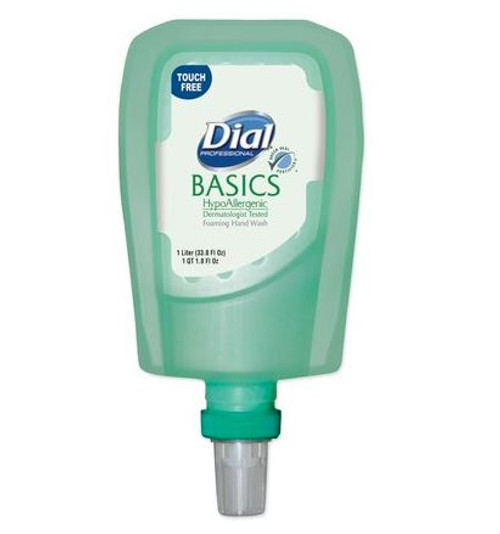 DIAL BASICS HYPOALLERGINIC    FOAM HAND SOAP 3/1LT