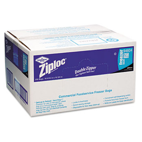 ZIPLOCK SANDWICH BAGS 500/CS  6 1/2" x 6" #682255/ #70762