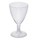 CUP 5.5 OZ. WINE STEM PLASTIC 2-piece