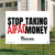 Stop Taking AIPAC Money (24" x 18" Coroplast Yard Sign)