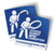 CAAC (4" x 4" Vinyl Sticker -- Pack of Two!)