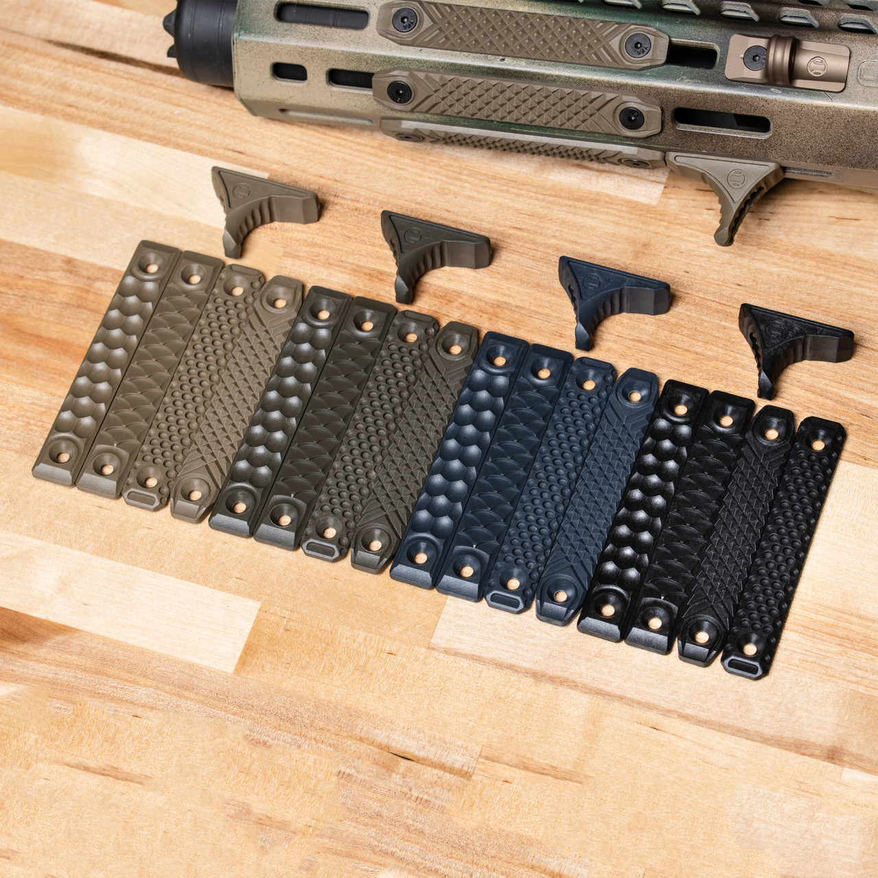 HTP® Rail Scales - Lightweight Rail Grips for MLOK |RailScales