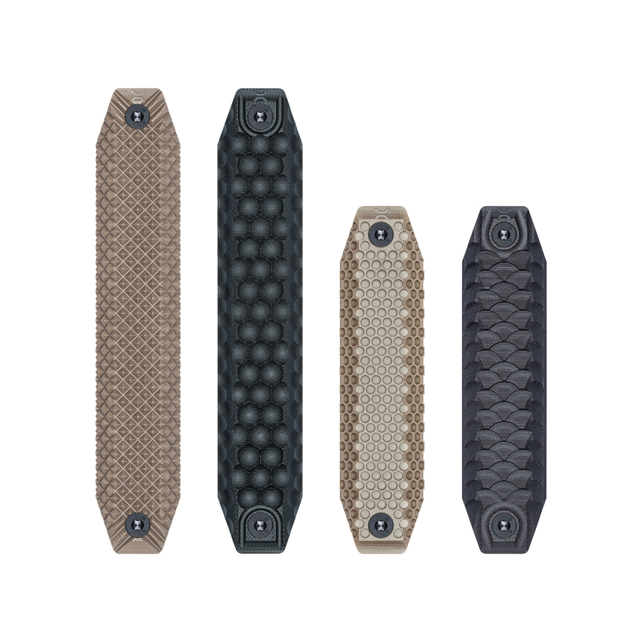 実物 RailScales G10 XOS レールパネル 3枚セット XOS™ Rail Scales in MLOK - Shop Our Durable Three-Sided Rail Grips