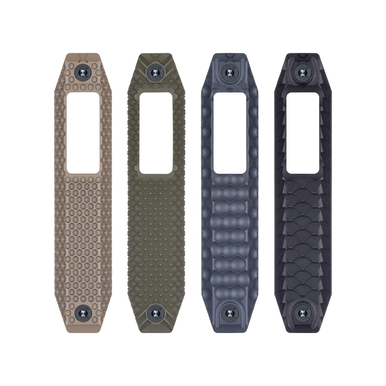 RailScales HTP XOS-H,W MLOK MiniDot 3枚 HTP® Rail Scales - Lightweight Rail Grips for MLOK |RailScales