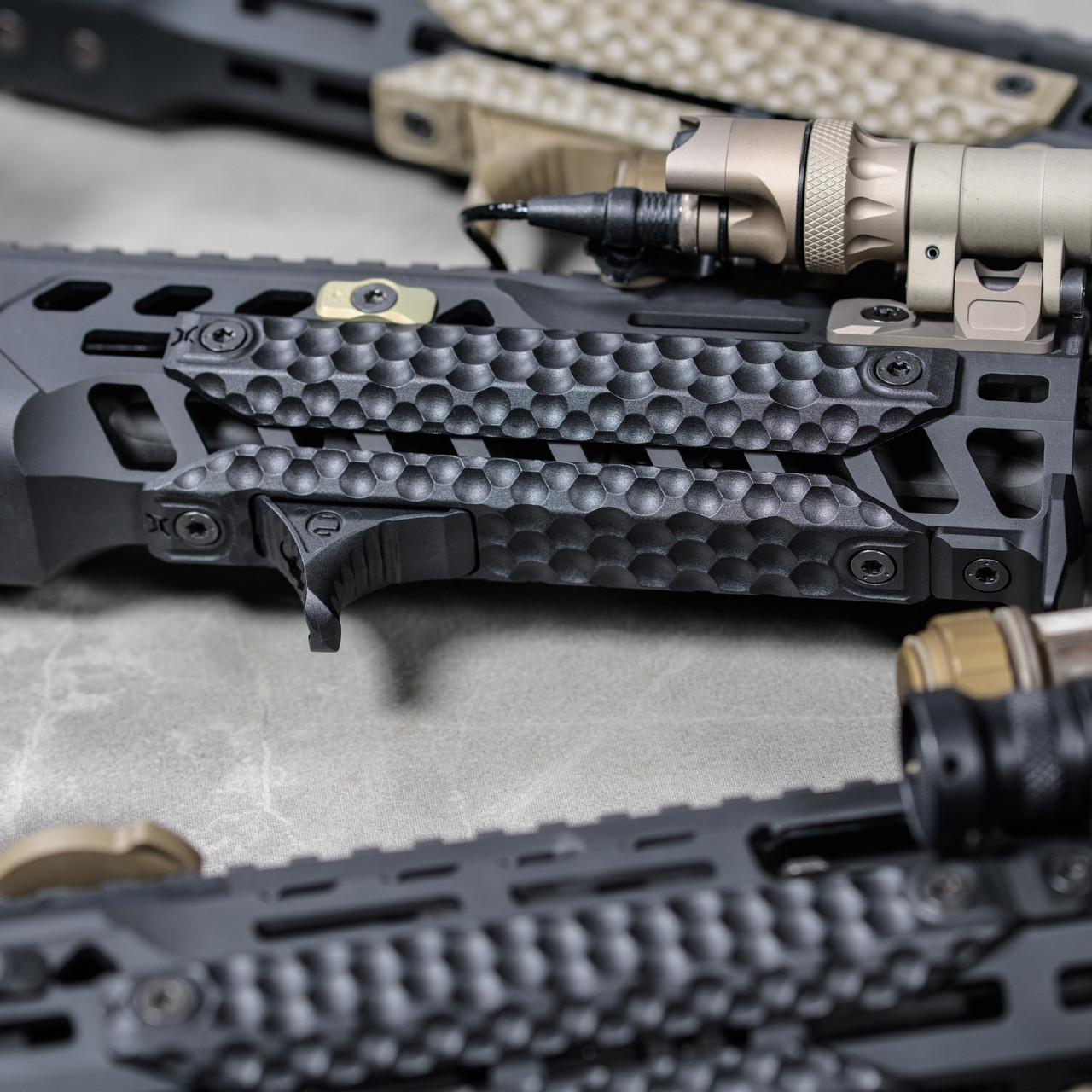 HTP® Rail Scales - Lightweight Rail Grips for MLOK |RailScales