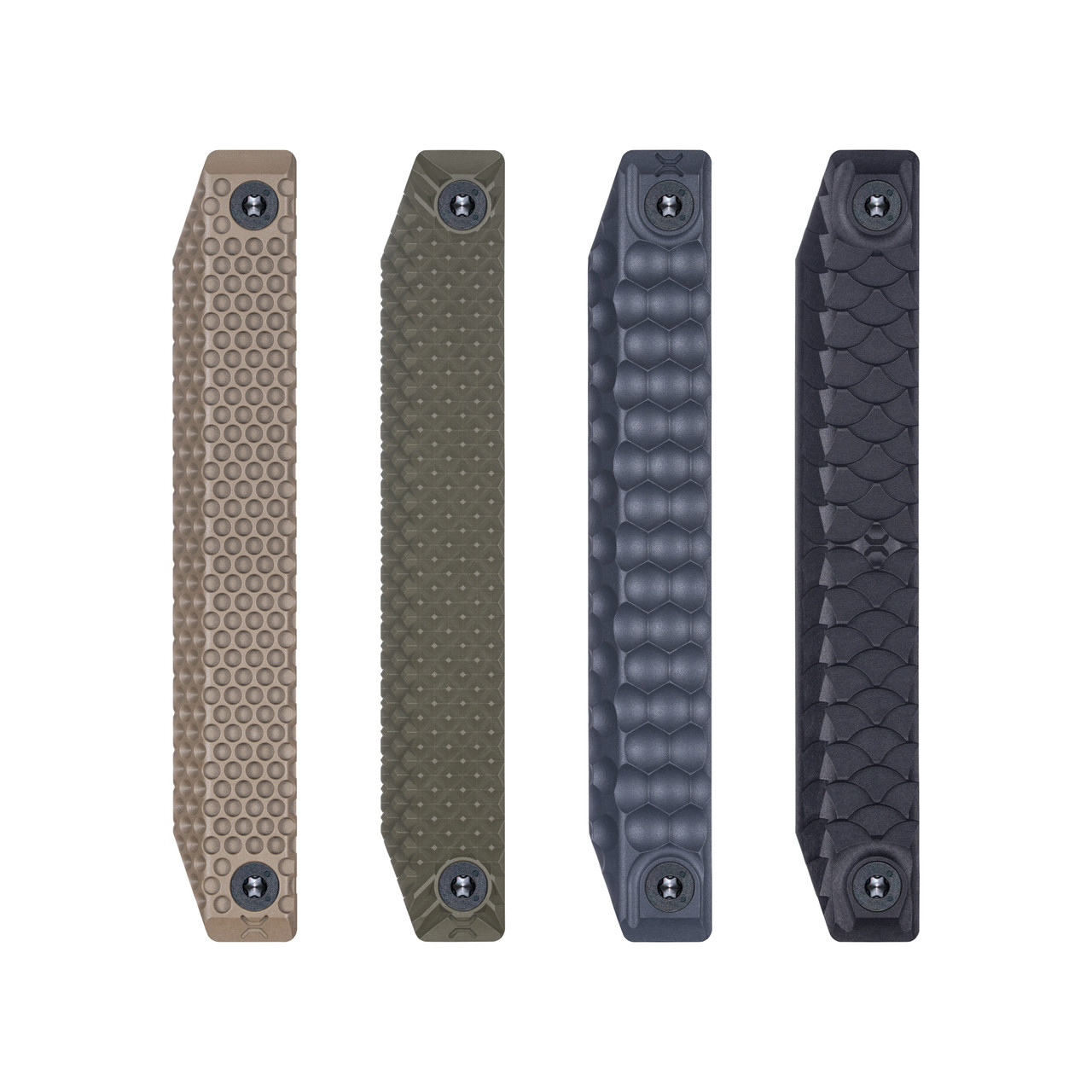 RailScales HTP XOS-H,W MLOK MiniDot 3枚 HTP® Rail Scales - Lightweight Rail Grips for MLOK |RailScales