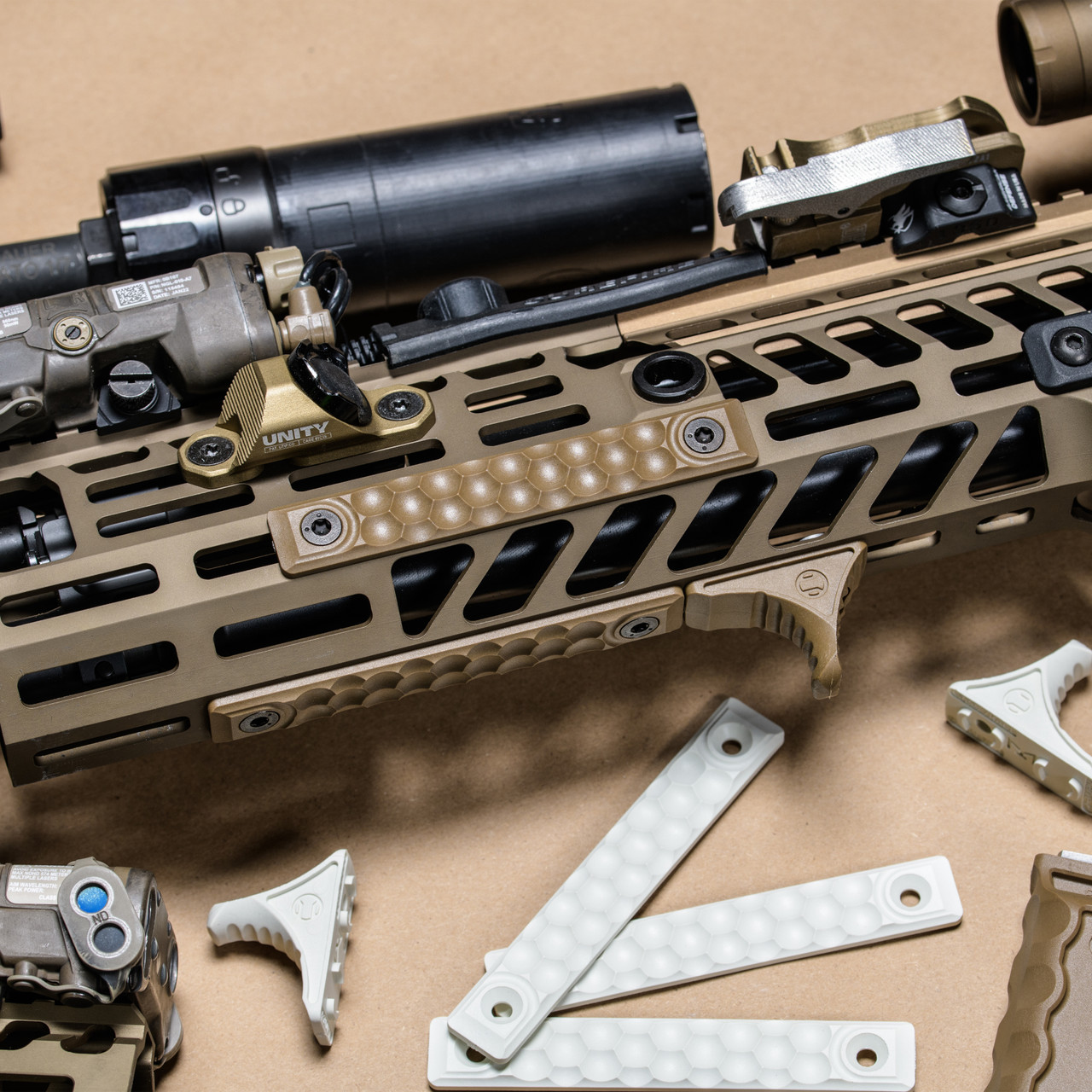 HTP® Rail Scales - Lightweight Rail Grips for MLOK |RailScales