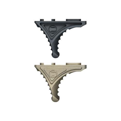 RailScales Karve® Hand Stop in Carbon Black® & Terra Bronze® | M-LOK 6061 Aluminum