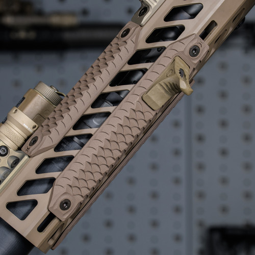 XOSH™ Rail Scales in MLOK Shop Light, Durable Rail Grips RailScales