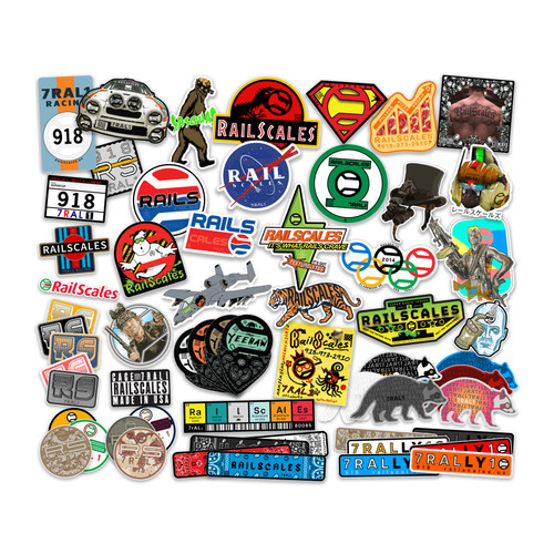 RailScales® Premium Vinyl Stickers/Slaps