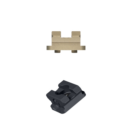 RailScales HalfTrack™ & HardTrack MLOK Pic Rail Mounts in Carbon Black® & Terra Bronze®