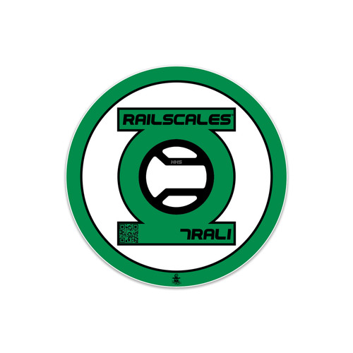 RailScales® RS Lantern Corp Premium PVC Matte Vinyl Sticker