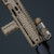 RailScales HTP® NiR XOS® XOS-H® MLOK Honeycomb Scales in FDE, RSBM-P™ VFG in FDE | 10.3" URG-I, Daniel Defense 10.3" Barrel, Geissele Mk16 9.5" DDC Handguard, NGAL-A3, HUXWRX HX-QD 556K Suppressor.