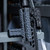 RailScales HTP® NiR XOS-H® XOS-W™ MLOK Honeycomb Scales in Sniper Grey, RSBM-P™ in Sniper Grey, RailScales QDX® Sling Mount in Carbon Black | Sig Sauer MCX-SPEAR LT 9.0" 300 Blackout in Black, Sig SLH762C-QD, and Wilcox Industries RAID-X.