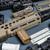 RailScales HTP® NiR XOS® XOS-H® XOS-W™ MLOK UK Contract Scales in Black IR, Arctic White IR, and FDE IR on Sig MCX-SPEAR LT 9.0"