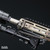 RailScales QTR-LT™ Stop in Terra Bronze®, 4-Slot G10 XOS-H® & 3-Slot XOS-W™ TerraCore® MiniDot M-LOK Scales, Karve-P® M-LOK Hand Stop in FDE, QDX® M-LOK Sling Mount | Sig Sauer 16" 308 Cross Rifle w/ M-LOK Rail, SLX556C-QD Suppressor, Harris S-BR Bipod w/ RailScales M-LOK Harris Bipod Mount